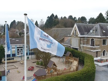 School building above